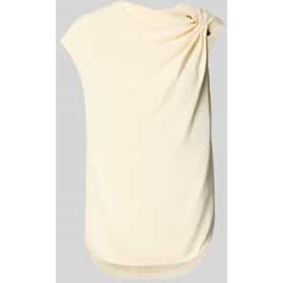 regular fit blouse met korte mouwen van viscosemix model 'BANNEA'