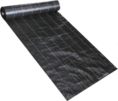 Zwaar waterdoorlatend onkruiddoek 50 m² - Scheurvast en UV-bestendig tuinvlies voor onkruidpreventie