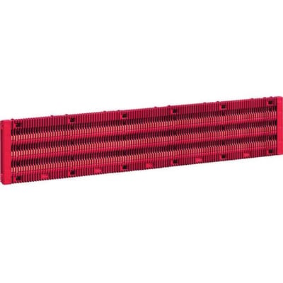 Rittal 9360024 RiulineX-board 550 A, 3-polig, 60 mm, incl. verzamelrails 30 x 5 mm, B: 1105 mm Verzamelrail module Koper 1 stuk(s)
