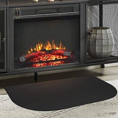 Vuurvaste Onderlegger - Brandwerende Mat - Vloer Beschermen - Verbeterd Glasvezel - 105 X 50 CM - Grijs