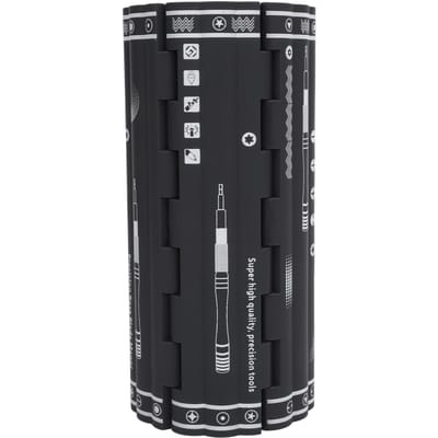 Jeu de 128 embouts de tournevis 116 embouts S2 haute dureté 6 têtes de clé pour PC téléphone ordinateur portable black