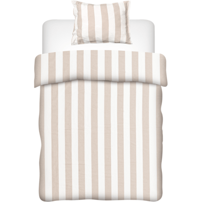 Zeeman Dekbedovertrek set - Beige  140x200 cm