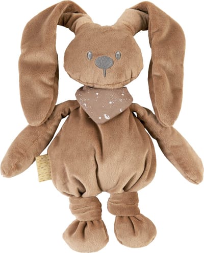 Nattou LAPIDOU Knuffel - Konijn - 30 cm - Mokka
