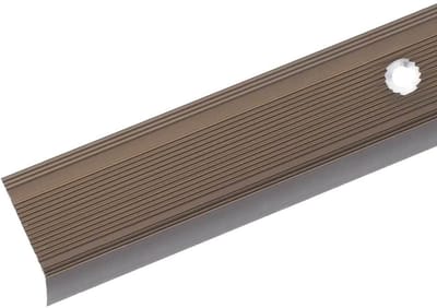 Trapneus Profielen - Traptrede Bescherming - Trappen Beveiligen - Anti-slip Inzet - 90 cm Lengte - Bruin