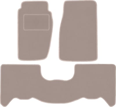 Beige velours vloermatten voor: Jeep Grand Cherokee ZJ off-road (1998-2005)