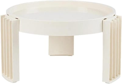 Korte salontafel - Vloertafel Tatami - Ontspannen momenten - Compact en lichtgewicht - 10 x 10 x 10 mm - Wit