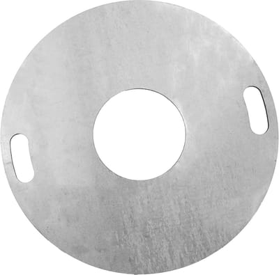 Ronde Vuurplaat Staal 60 cm Dikte 5 mm voor Barbecue en Terrashaard
