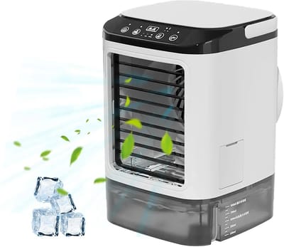 Mini airco - Airco - Mobiele Airco - Nachtlampje - 7 Kleuren - 3 Standen - Compact en Draagbaar - Extra grote watertank