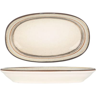 Bonna Serveerschaal - Cortado - Porselein - 24x14 cm - set van 2