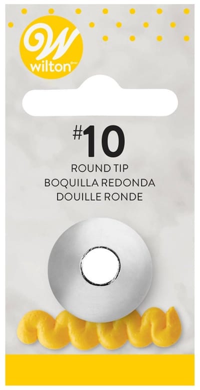Wilton Spuitmondje - #010 Rond - Garneerspuit voor Taartdecoratie