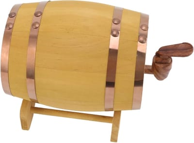 Houten wijnvat van 1,5 liter voor het rijpen van whisky en sterke dranken, perfect vakmanschap