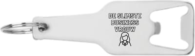 Akyol - de slimste businessvrouw flesopener - Zakenvrouw - familie vrienden - cadeau - 105 x 25mm