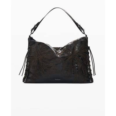 Desigual schoudertas Mistral Leiria Shoulder Bag Chocolate donkerbruin