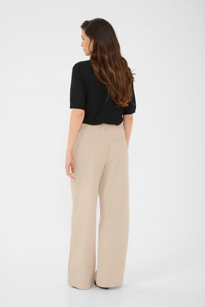 Kaffe KAvalley Pants Dames Broek - Feather Gray