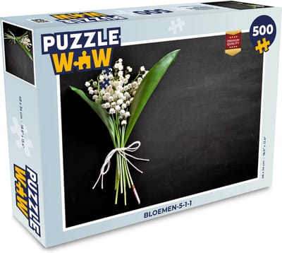 Puzzel bloemen-5-1-1 - Legpuzzel - Puzzel 500 stukjes