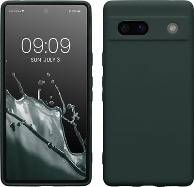 kwmobile telefoonhoesje geschikt voor Google Pixel 7a - Hoesje voor smartphone - Precisie camera uitsnede - In mosgroen