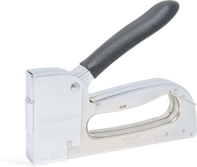 Handnietmachine Tacker - Kunststof nieten - Bevestigen Materialen - Dubbele Klemtype - 18 x 95 cm - Zwart/Grijs