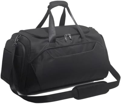 Sporttas Reistas - Weekendtas Weekender - Reizen Sporten - Ultra Lichtgewicht Nylon - 60x26x30cm - Zwart