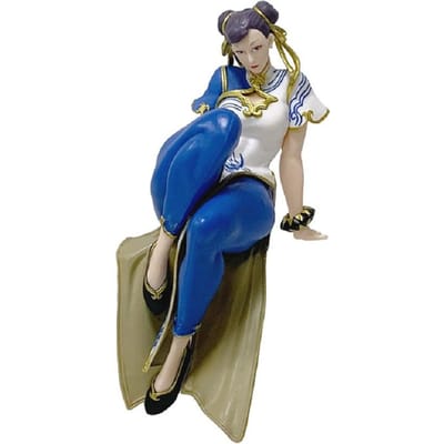 14cm Street Fighter 6 Anime Game Figuur Chun-Li Ryu Actiefiguur Noodle Stopper Figurine Decoraties PVC Collectie Model Speelgoed blue