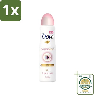 1 x Dove - Deodorant - Spray Invisible Care - Onzichtbare bescherming - 250 ml- Onzezichtbare Deodorant - Anti-transpirant Spray - Zweet En Geur Bescherming - Huidverzorging - Alcoholvrije Deodorant