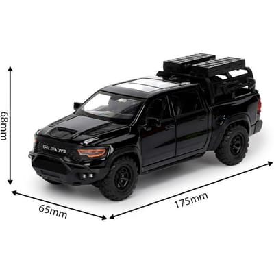 1:32 GB RAM 1000 TRX Mammoth Pick-up Legering Auto Model Geluid Licht Pull Back Kinderspeelgoed Verzamelobjecten Verjaardagscadeaus