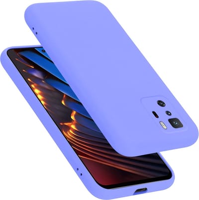 Cadorabo Hoesje geschikt voor Xiaomi POCO X3 GT in LIQUID LICHT PAARS - Beschermhoes gemaakt van flexibel TPU silicone Case Cover