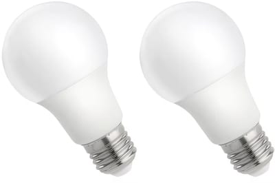 Spectrum LED Lamp E27 9W - 230V - 840 Lumen - 6000K Koud wit - Helder daglicht - Energiezuinig - 2 stuks
