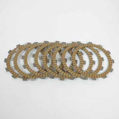 Lot de huit disques garnis d'embrayage pour moto Yamaha 600 Diversion 1992-2003