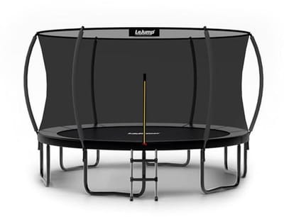 Trampoline Ø305/366 cm met veiligheidsnet en randafdekking voor tuin en fitness