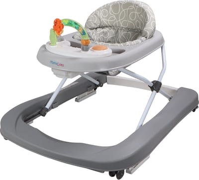 MamaLoes Loopstoel met Speelbord - Evi Grijs - Loopstoeltje Baby - Jongen & Meisje - Baby Walker met Wielen