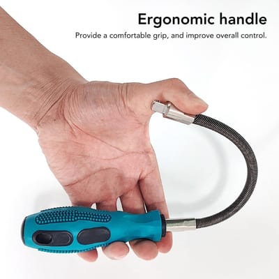Dailygoods- Slangklemaandrijving 1/4 Inch - Flexibele Aandrijving - Ergonomische Handgreep - Betrouwbaar Gereedschap - Nauwkeurige Controle - Efficiënte Prestaties - Schroevendraaier