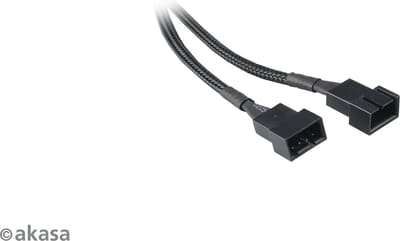 Akasa FLEXA FP5H - fan Power splitter - 4 pin PWM Aan 4 pin PWM - 30 cm