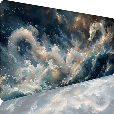 XXL Muismat - Bureauonderlegger - Gamen en werken - Ultraglad oppervlak - 100x50 cm - Grijs