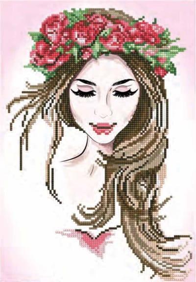 DIAMOND DOTZ Garland Beauty - Diamond Painting - 5.292 Dotz - 41x28 cm