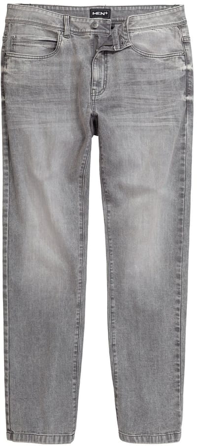 Men Plus - Heren - Jeans regular fit 5-pocket - Grijs denim - Maat 52