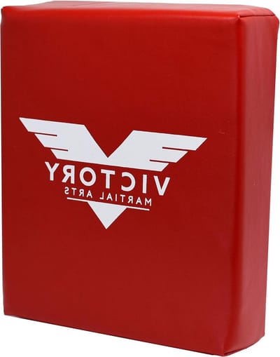 Karate Hand Target - Stootkussen Ponsen - Sport Training - Vierkante Vorm - 23 x 28 cm - Rood