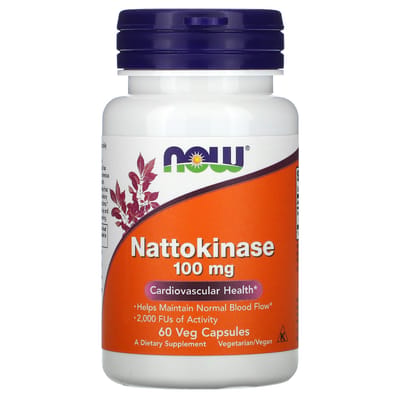 Nattokinase, 100 mg, 60 vegetarische capsules
