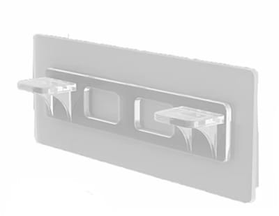 6 Stuks Kledingkast Scheidingsbeugels – Niet-Markering Kleverige Keukenkast Verdelers – Anti-Slip Laagsteun Beugels – Organizer voor Kast, Keuken, Badkamer & Opbergkasten