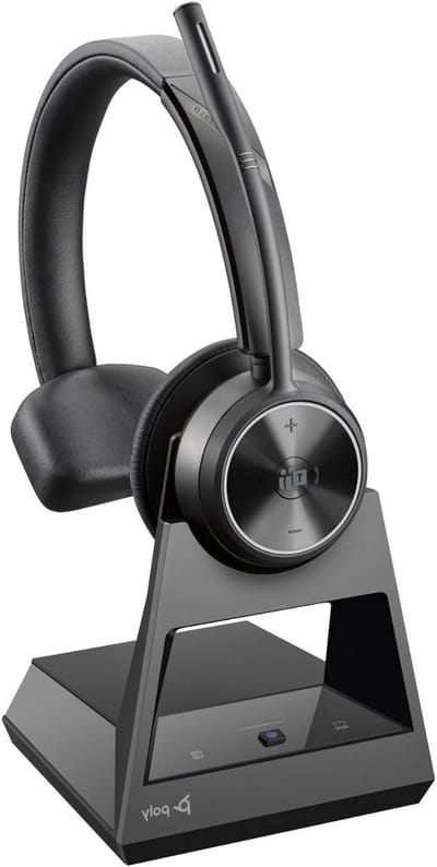 Draadloze Headset - Professionele Oortelefoon - Heldere Gesprekken - DECT Technologie - Monaural - Zwart