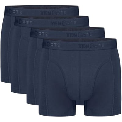 Ten Cate Basics shorts navy 4-pack voor Heren | Maat L