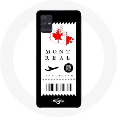 Coque Samsung Galaxy A51 Billet d'avion Montreal