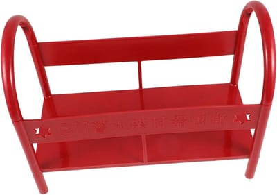 Brandblusser Beugel - Vloerhouder Blusser - Veilige Opslag - Voorkomt Kantelen - 38 x 28 x 18.4 cm - Rood