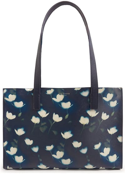 Ted Baker schoudertas shopper Tuiicon Elongated Tulip Printed Icon Bag Navy veelkleurig