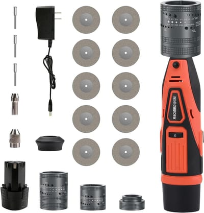 Tungsten Elektrode Slijper voor WIG en TIG Lassen, 6 Maten, 10 Diamantwielen, CNC Mandrels en Slijpkamer voor Precisie Bewerking
