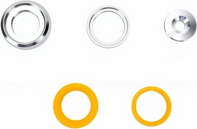 Handvat Eindkappen - Beschermers Grip - Fitness Apparatuur - Ergonomisch Ontwerp - 25 Mm Doorsnede - Aluminium