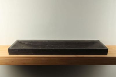 wastafel hardsteen / natuurstenen wasbak 140 cm, BE-032 zonder kraangat.140x45x10 cm.