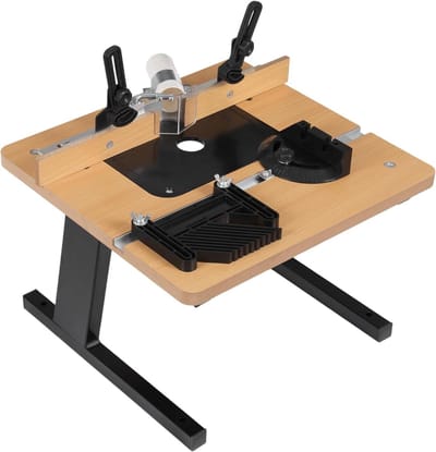 Freestafel Houtbewerking - Werkbank Frees - Meubel Maken - Stabiel Tafelblad - 43x40 cm - Zwart