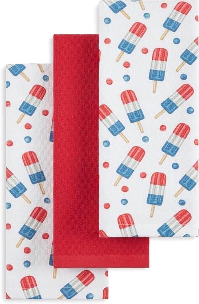 Keukendoeken Set - Theedoeken Keukendoeken - Keukenwerk - 100% Katoen - 406 x 711 cm - Rood Wit Blauw