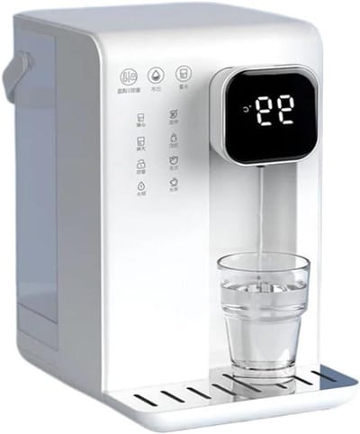 Heetwaterdispenser - Direct water - Snel thee zetten - 3 seconden kokend water - 3 liter tank - Wit