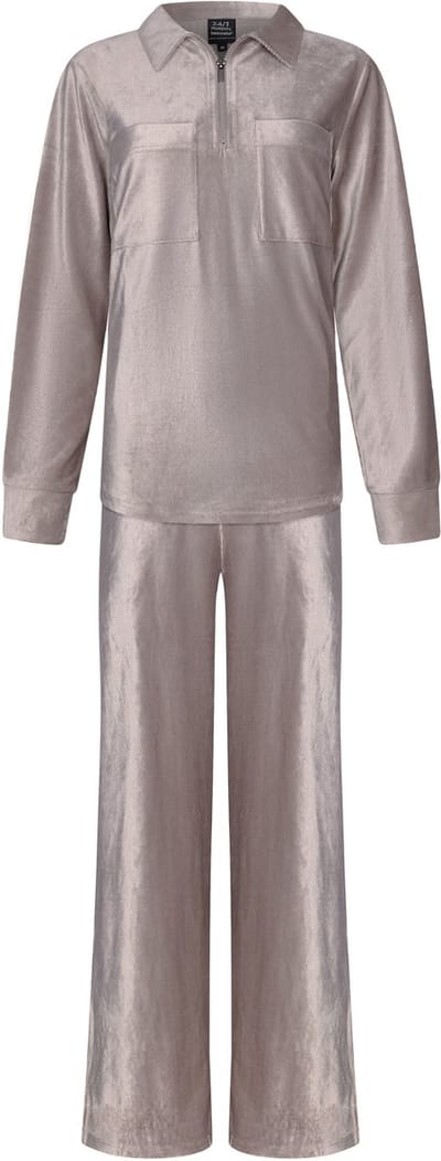 Pastunette Premium - Huispak - Beige - Rib Velours - Maat 36
